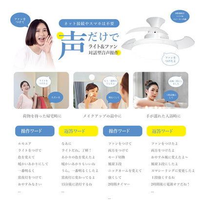 LumoAir (ルモエア）　 シーリング・ファン・ライト
